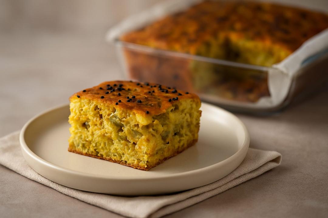 Leek and Carrot Savory Cake Recipe