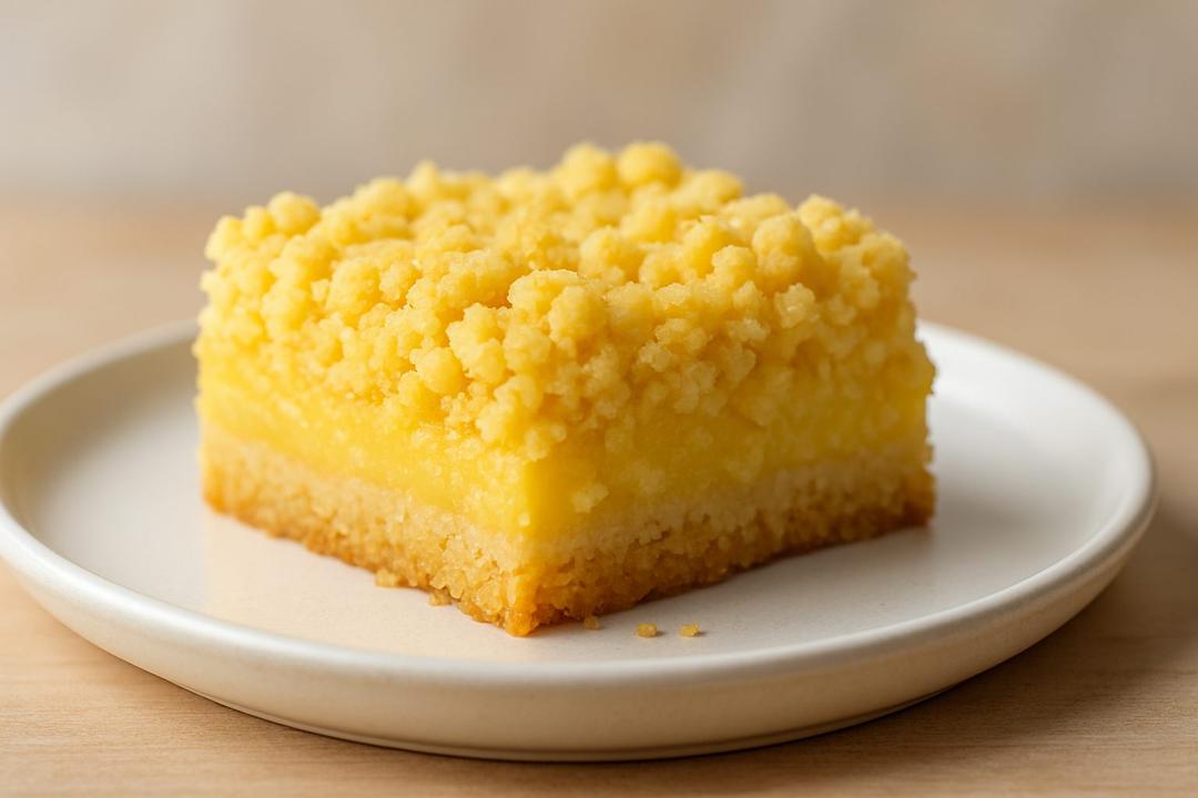 Lemon Crumb Bars Recipe (Bar Cookie)