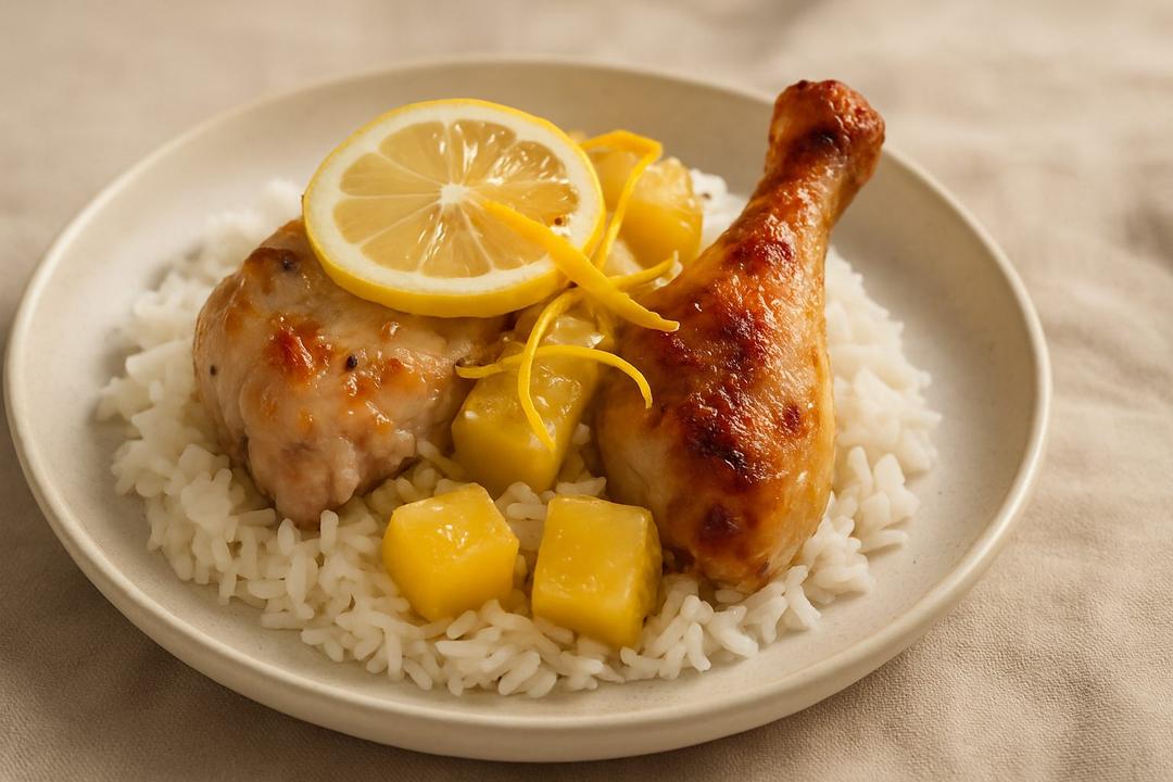 Lemon Pineapple Baked Chicken Breast Recipe