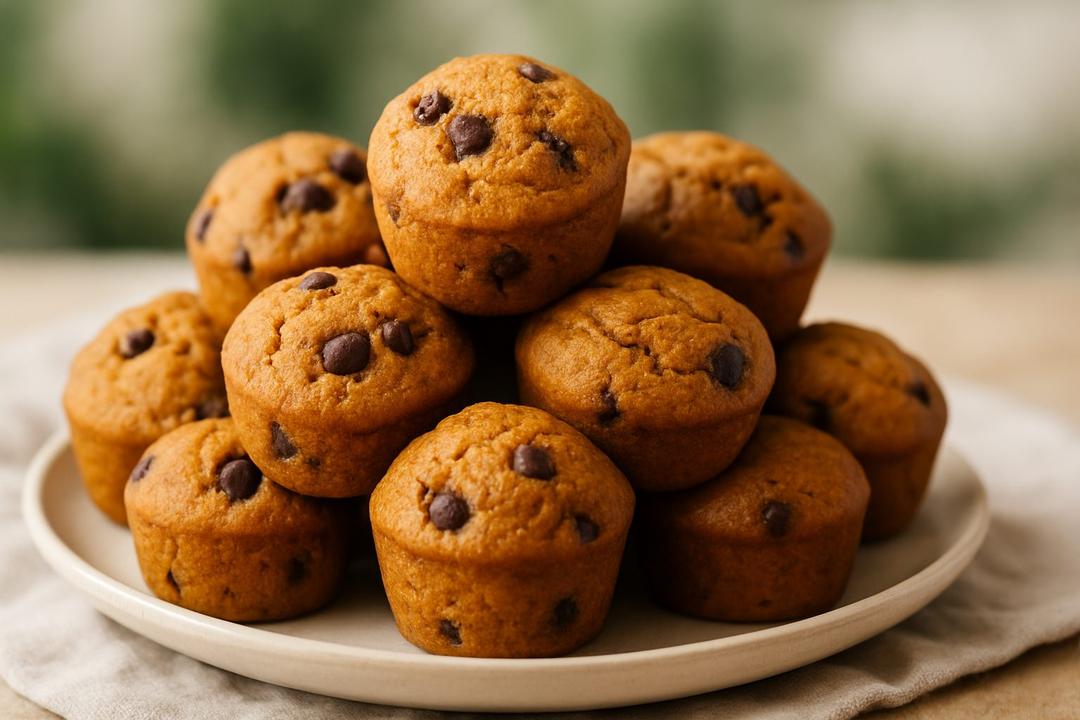 Light Pumpkin Chocolate Chip Muffins Recipe