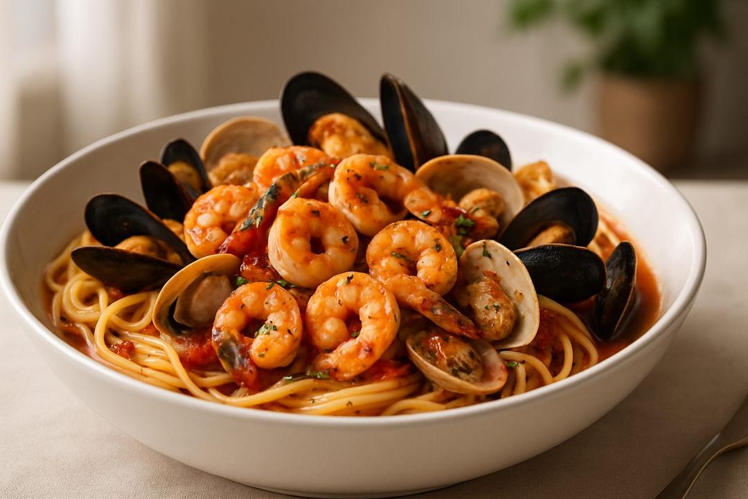 Linguine Pescatore Tarifi (Deniz Mahsullü Makarna)