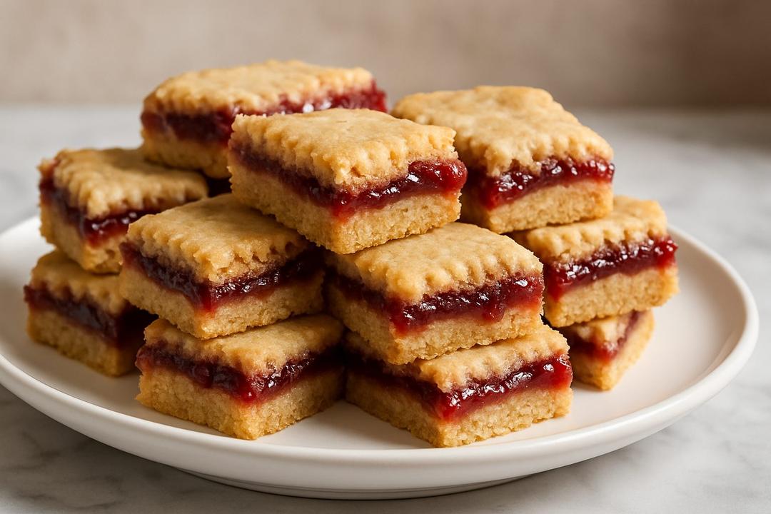 Linzer Bar Kurabiye Tarifi (Reçelli Bar Kurabiye)