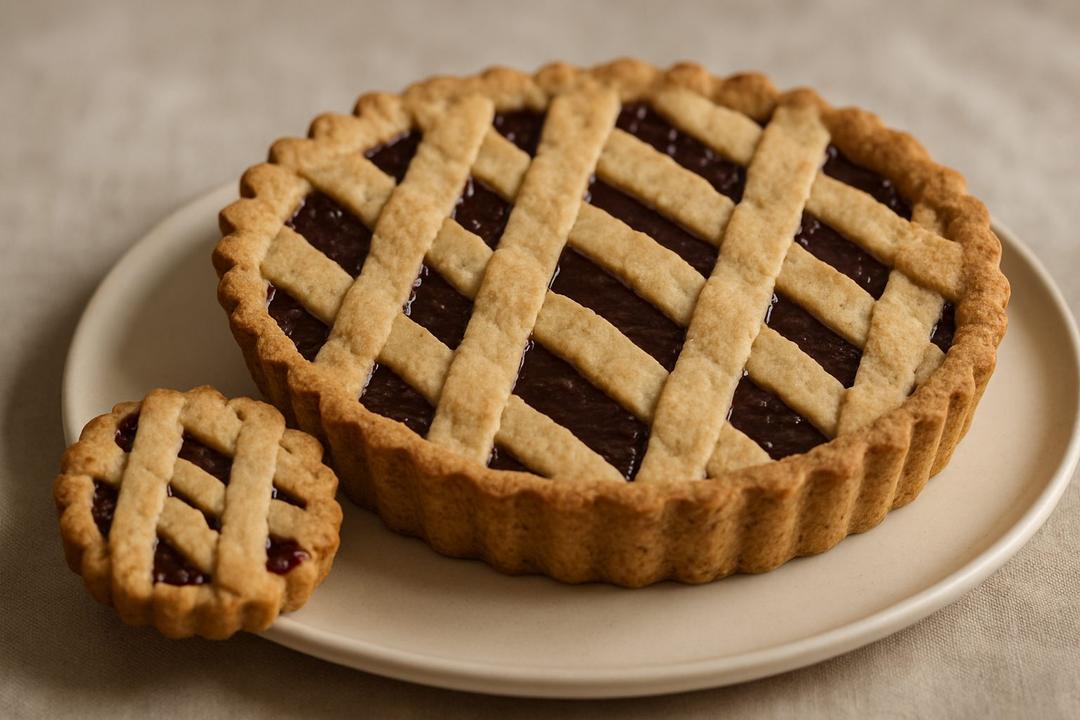 Linzertorte Recipe (Almond Tart with Jam Lattice)