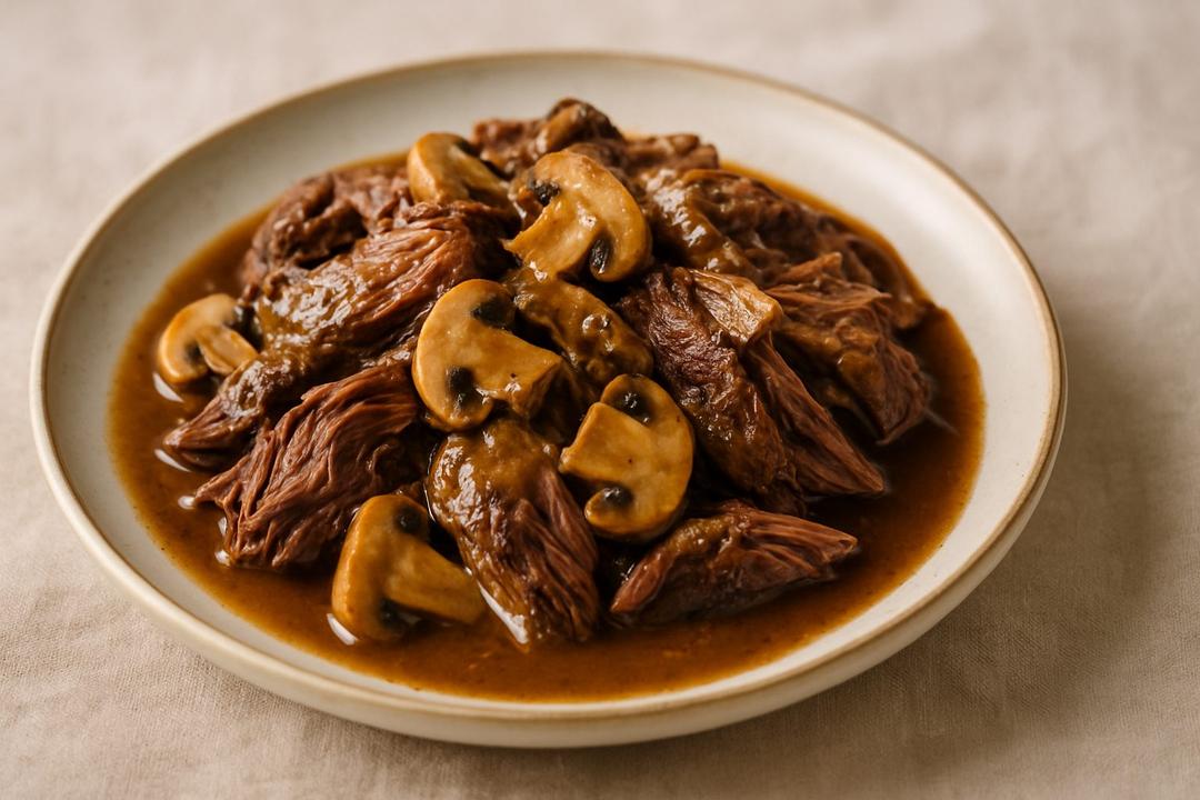 Mantarlı Tencere Kızartması Tarifi (Mushroom Pot Roast)