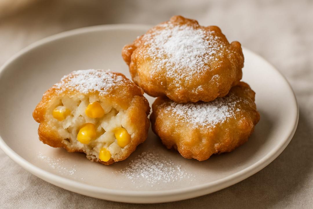Mısır Mücveri Tarifi (Corn Fritters)