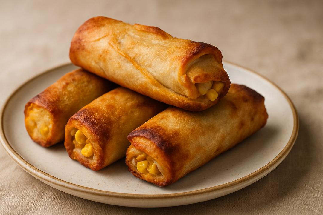 Mısırlı Soğanlı Rulo Ekmek Tarifi (Corn Rolls)