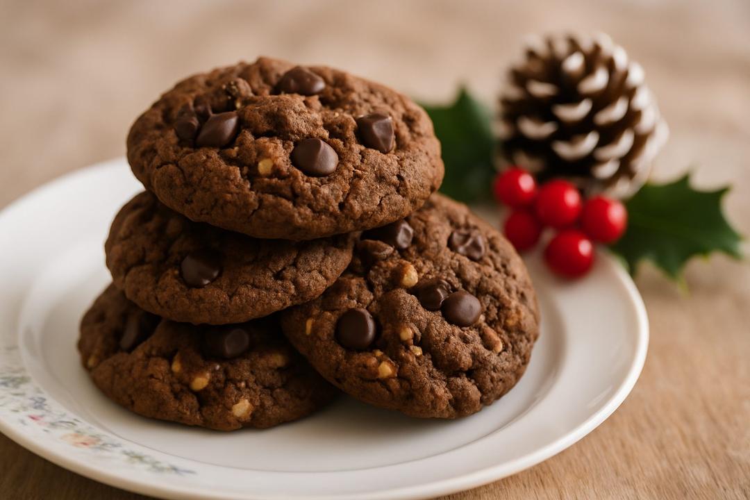 Mocha Cevizli Yılbaşı Kurabiyesi Tarifi (Drop Cookies)