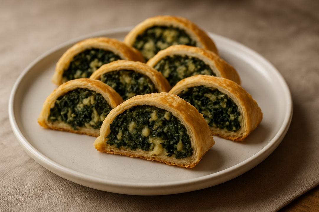 Oktoberfest Spinach Strudel Recipe (Phyllo Spinach Roll)