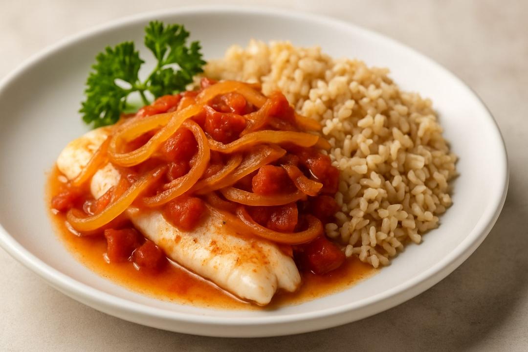Orange Roughy Veracruz Tarifi (Domatesli Biberli Balık)