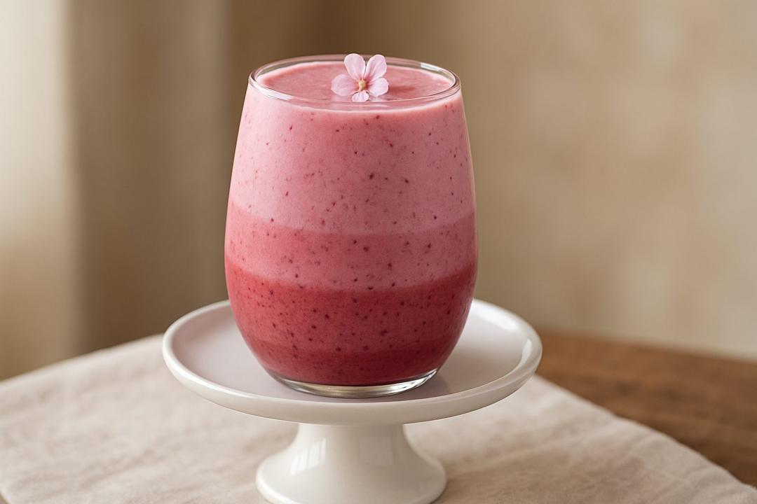 Orman Meyveli Keten Tohumlu Smoothie Tarifi