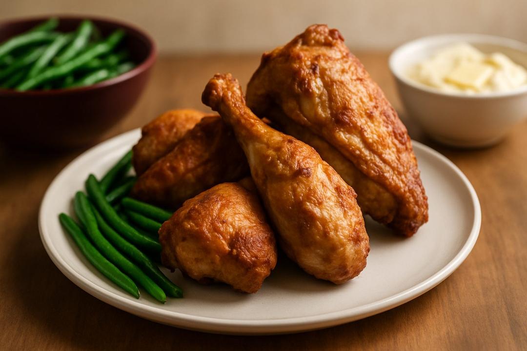Oven “Fried” Chicken Recipe (Flour & Spice Coating)