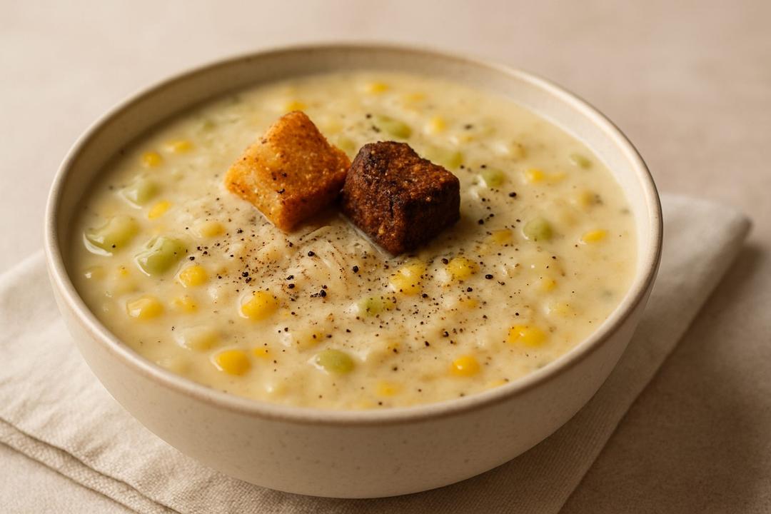 Patatesli Mısırlı Chowder Çorbası Tarifi