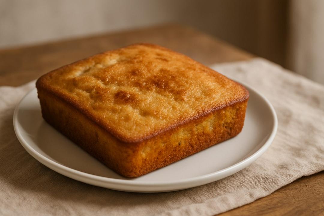 Peach Cake Recipe (Simple Butter Cake Base)