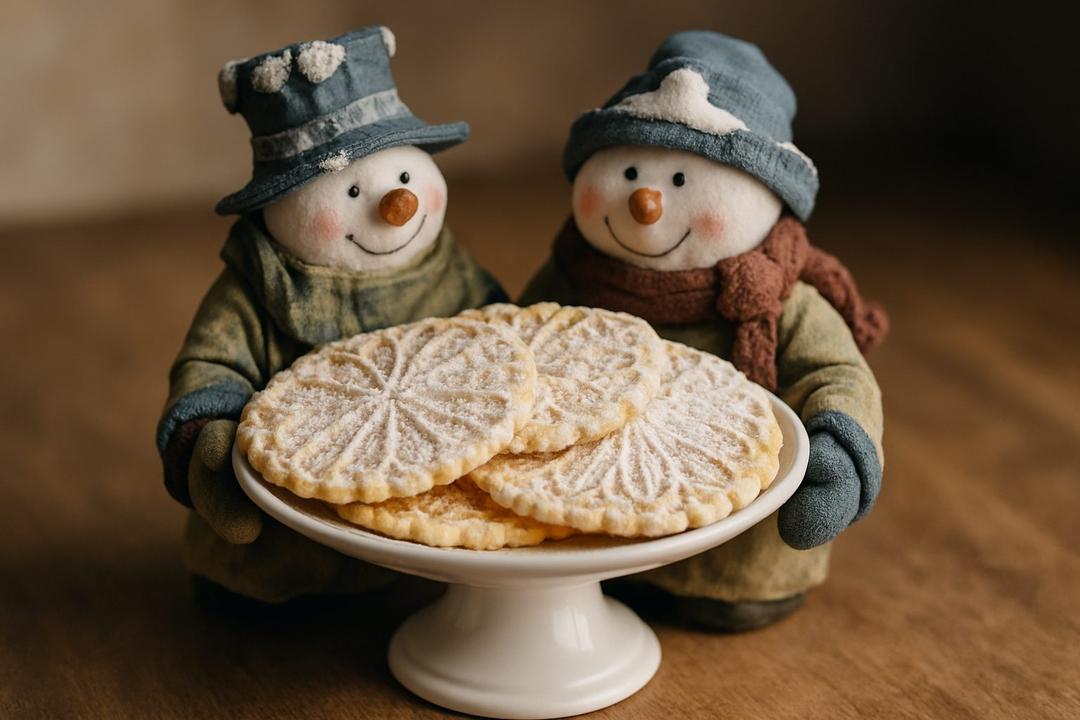 Pizzelle Kurabiyesi Tarifi (İtalyan Waffle Kurabiyesi)