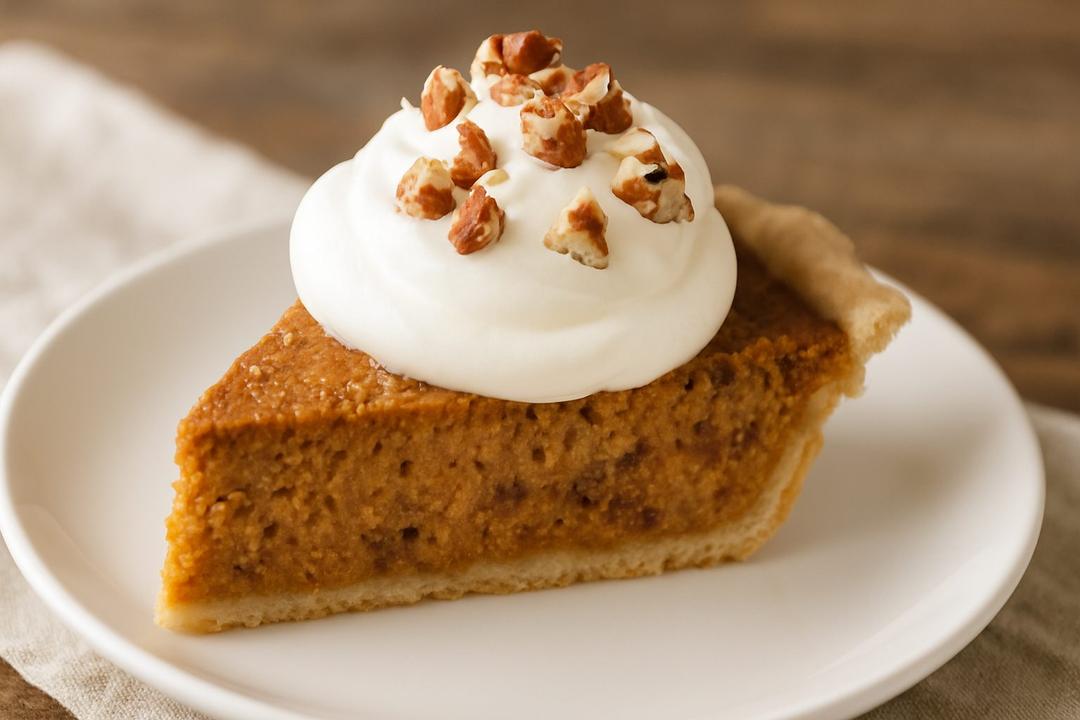 Pralinli Balkabaklı Turta Tarifi (Praline Pumpkin Pie)