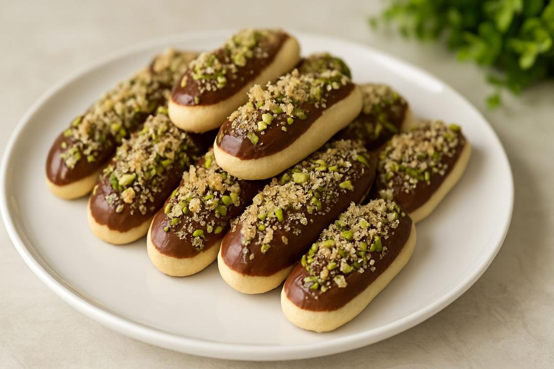 Pratik Az Malzemeli Çikolata Kaplı Kurabiye Tarifi