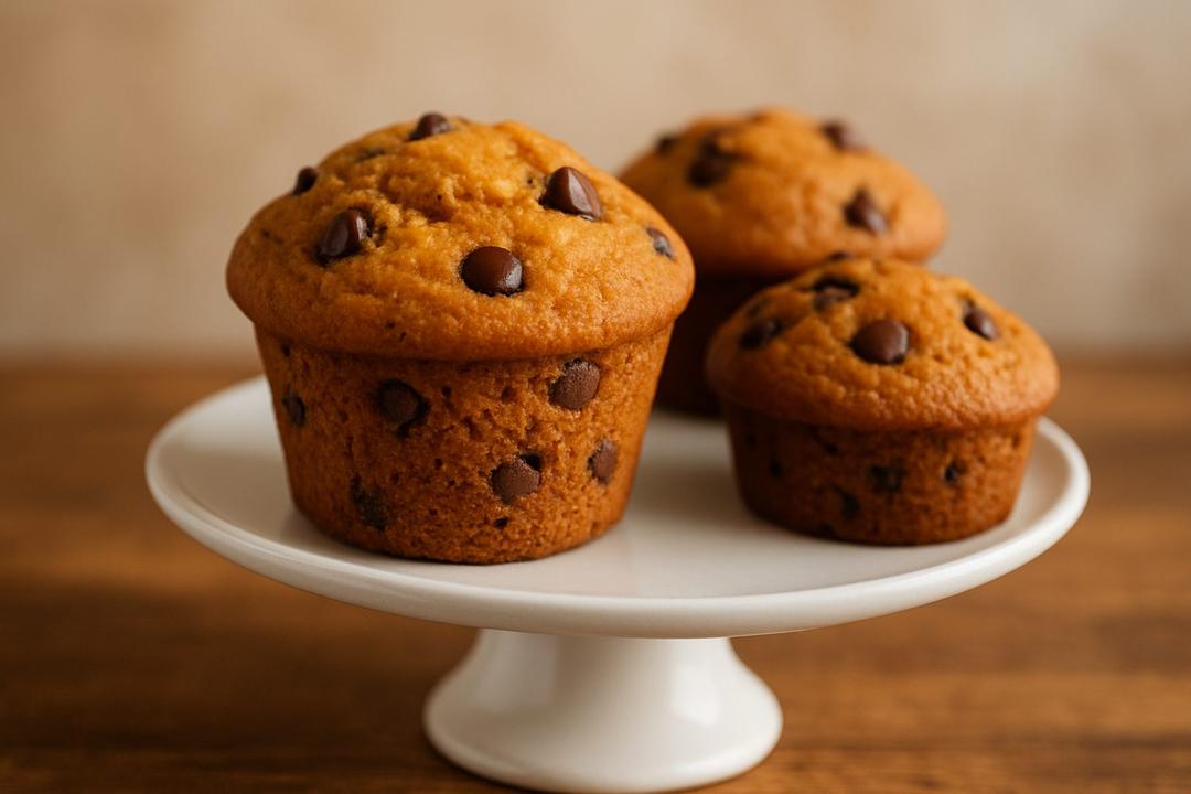 Pumpkin Chocolate Chip Muffins Recipe