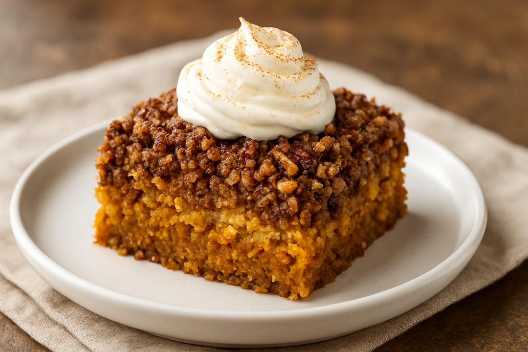 Pumpkin Pie Crunch Recipe (Easy Spiced Pumpkin Dessert)