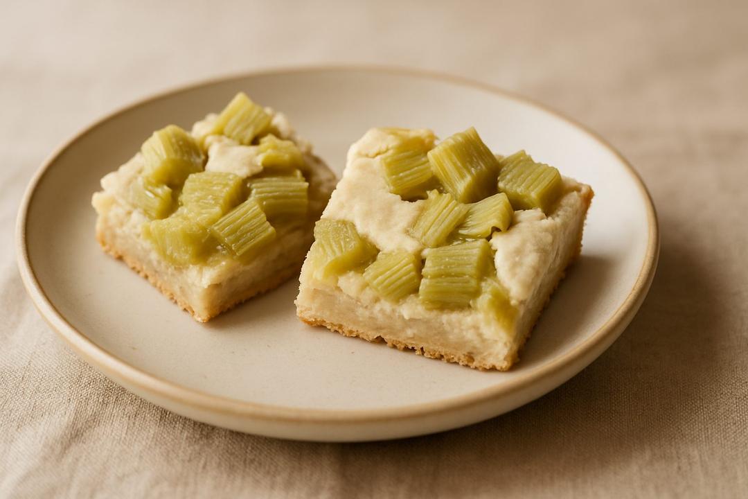 Ravent Kareleri Tarifi (Rhubarb Squares)