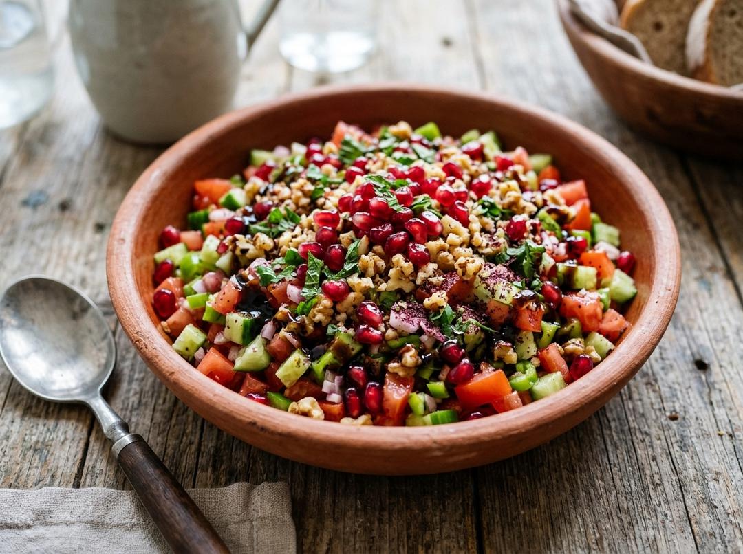Hicaz Narlı & Cevizli Gavurdağı Salatası Tarifi