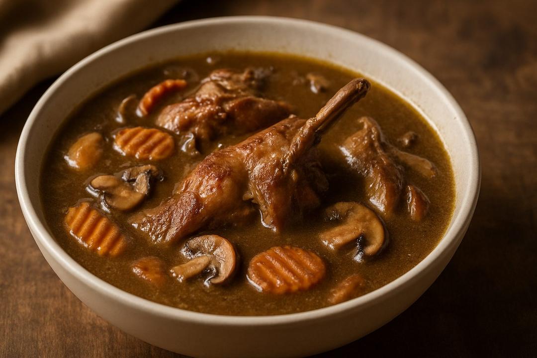 Red Wine Rabbit Stew Recipe