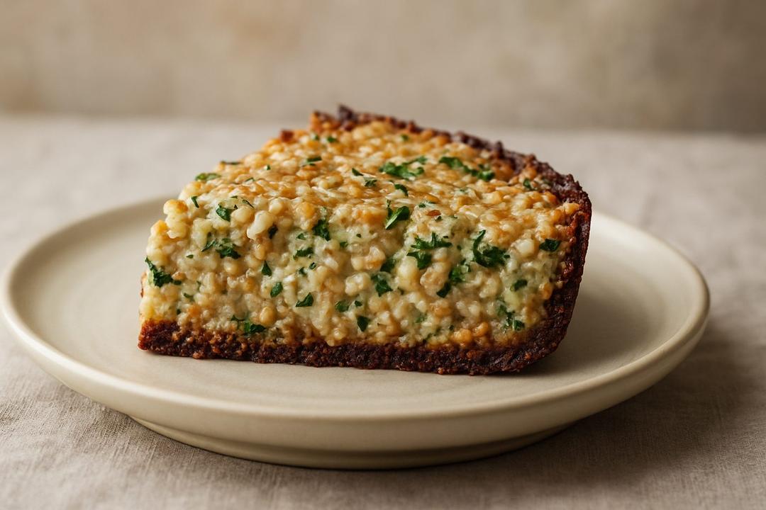 Ricottalı Yumurtalı Tuzlu Tart (Farro’lu) Tarifi
