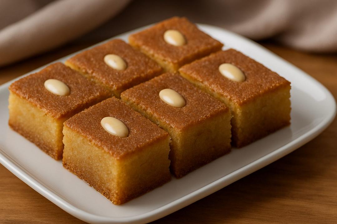 Şambali Dessert Recipe (Semolina Syrup Cake)
