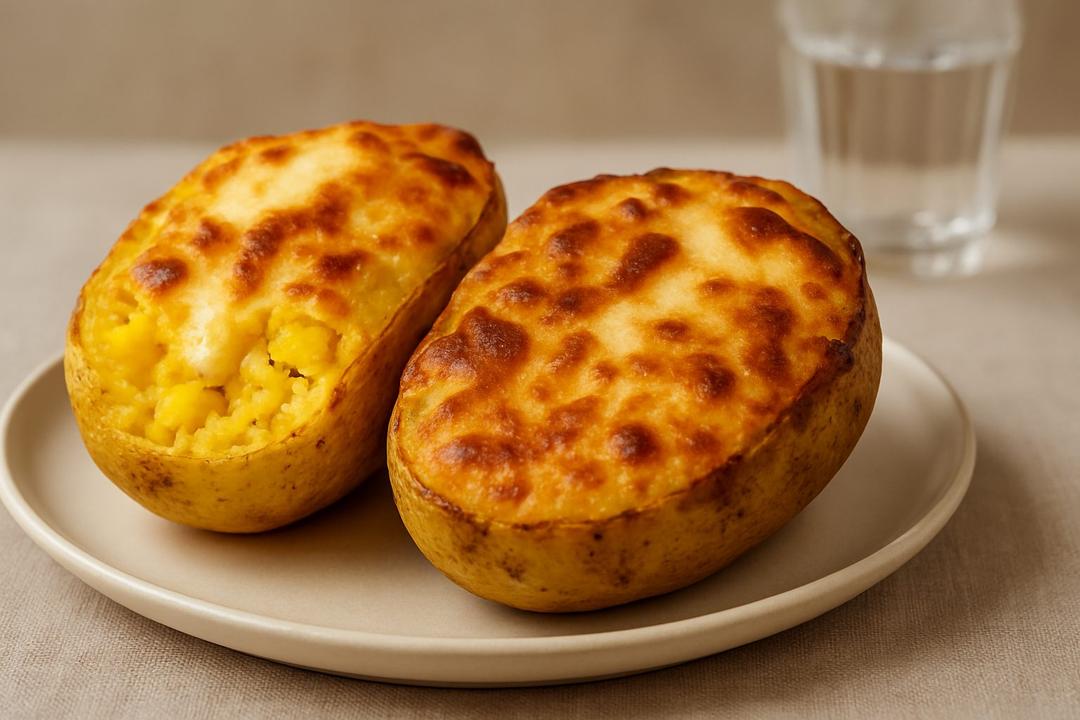 Simple Baked Potato (Kumpir) Recipe