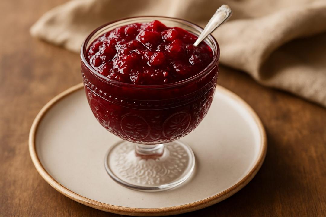 Taneli Turna Yemişi Sos Tarifi (Cranberry Sauce)