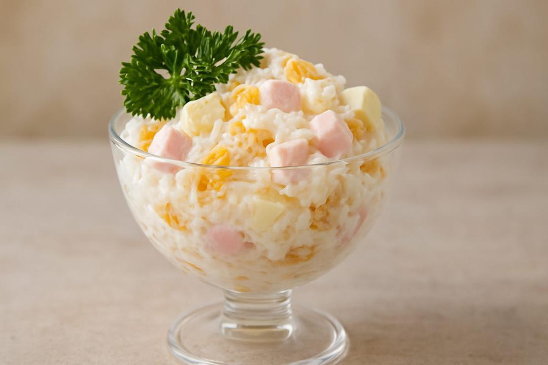 Tangy Ambrosia Salad Recipe (Mandarin, Pineapple, Coconut)