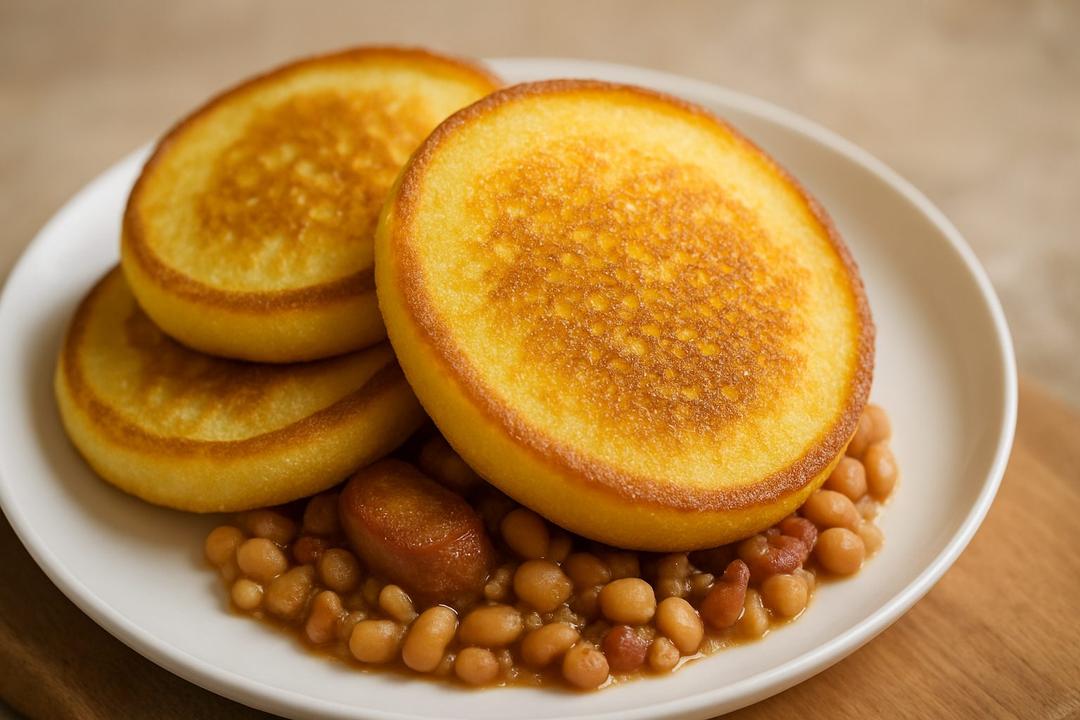 Tavada Kızarmış Mısır Ekmeği Tarifi (Yumurtalı, Ayranlı)