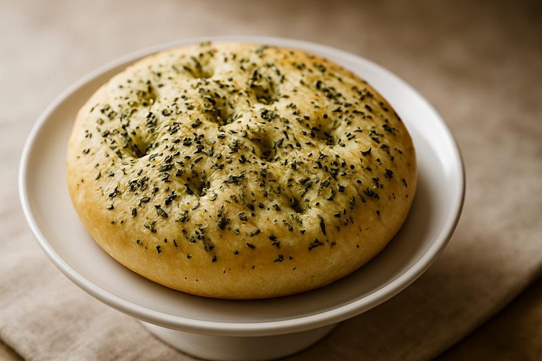Taze Otlu Focaccia Tarifi (Zeytinyağlı Mayalı Ekmek)