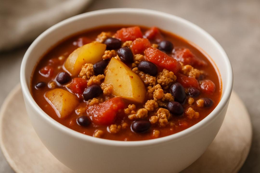 Turkey Mexican-Style Chili Recipe (with Black Beans)