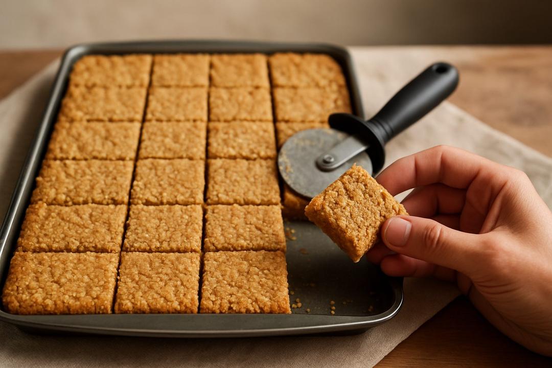 Yulaflı Kare Bar Kurabiye Tarifi (Oatmeal Squares)