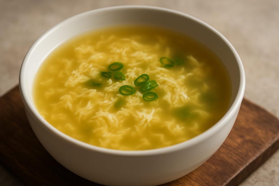 Yumurtalı Tavuk Suyu Çorbası Tarifi (Egg Drop Soup)
