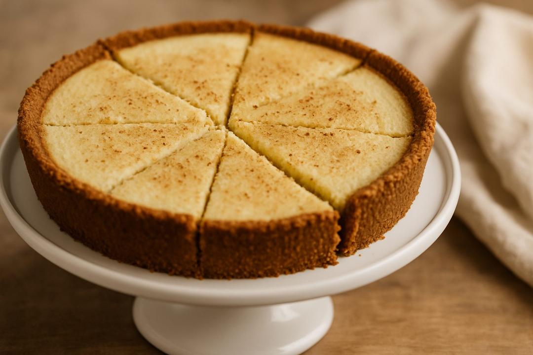 Zencefilli Bisküvi Kırıntılı Tabanlı Buttermilk Pie Tarifi