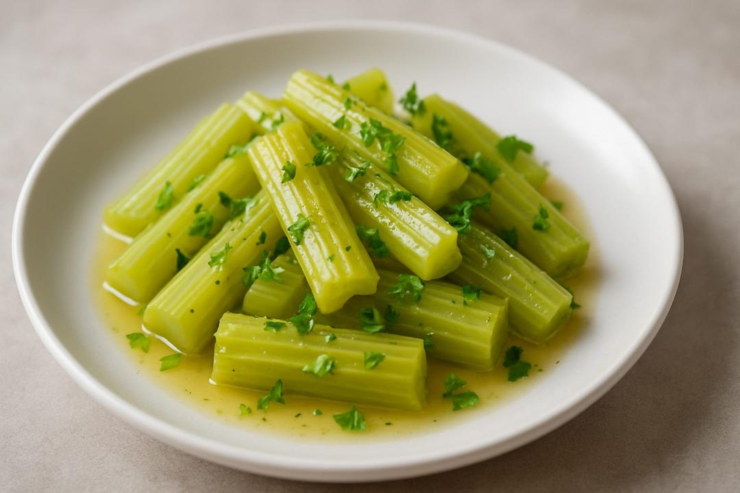 Zeytinyağlı Terbiyeli Kereviz Yemeği Tarifi (Braise Usulü)