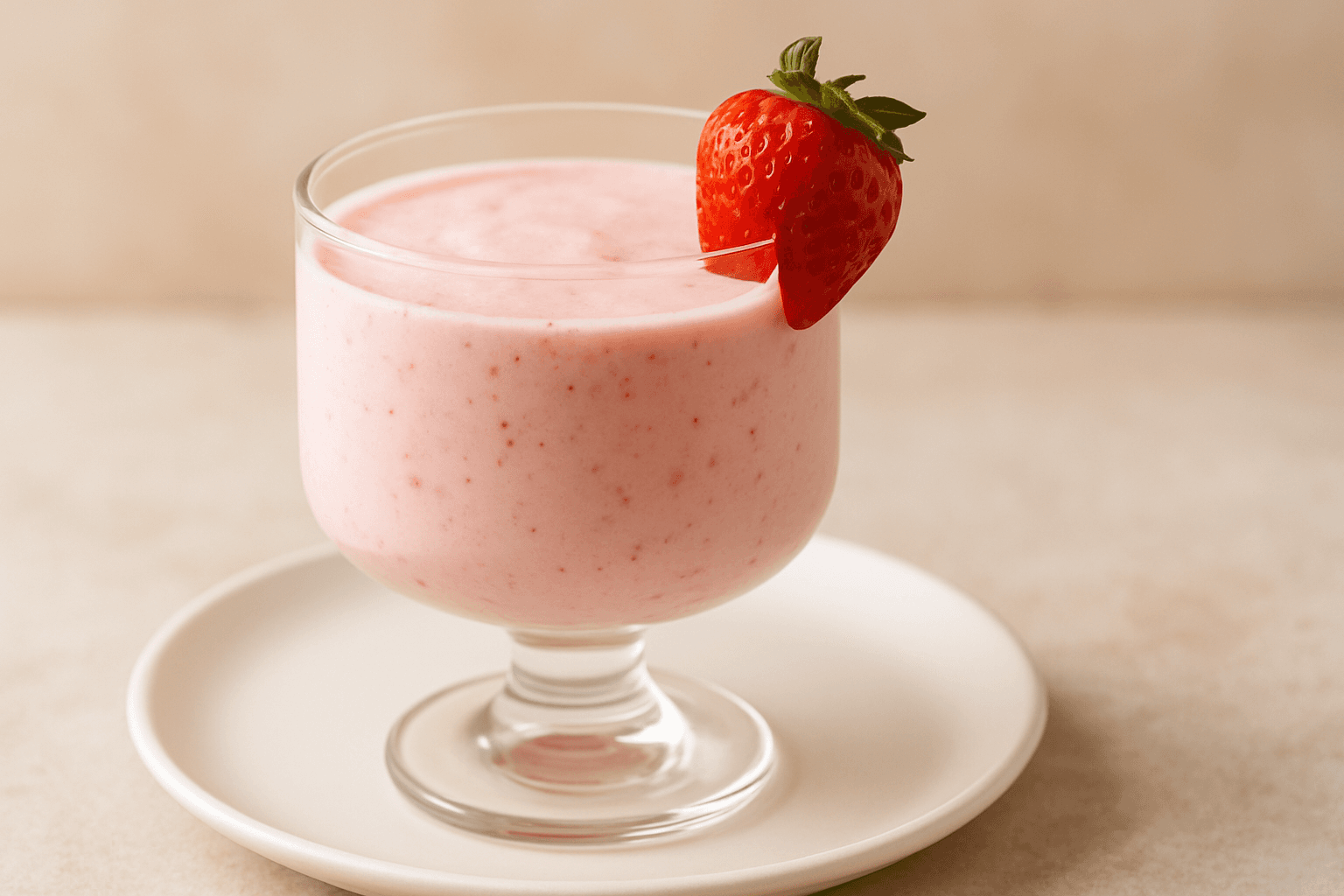 Çilekli Milkshake Tarifi (Çilek Shake)