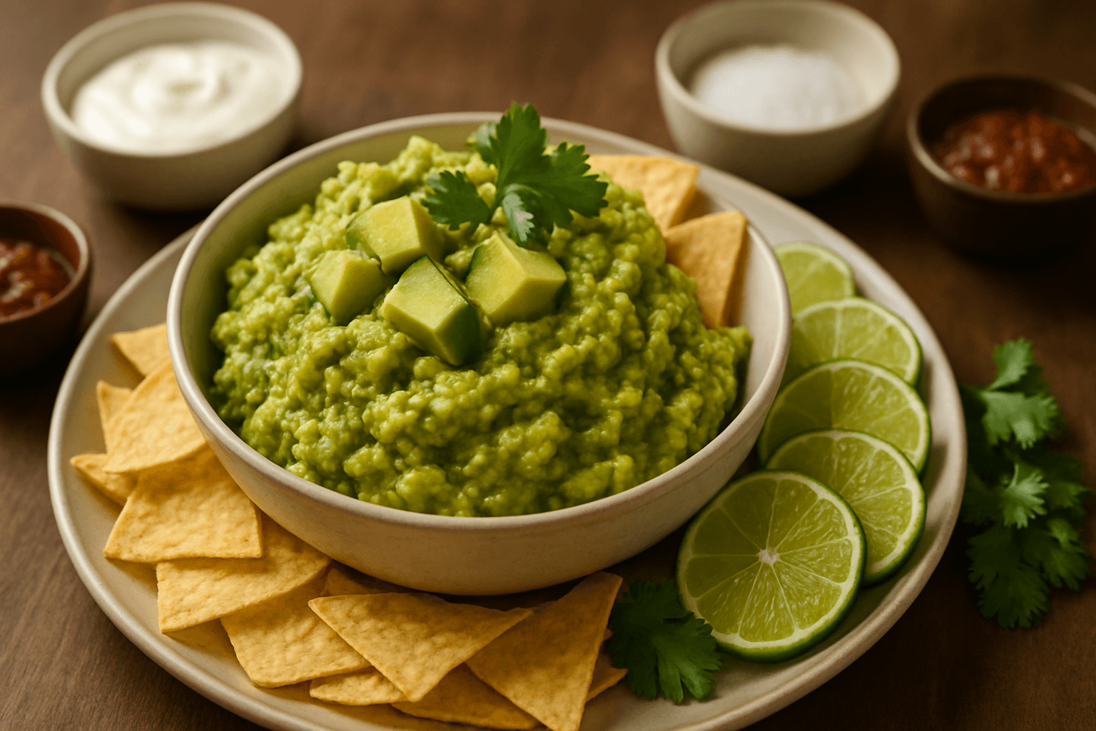 Guacamole with Sour Cream Recipe