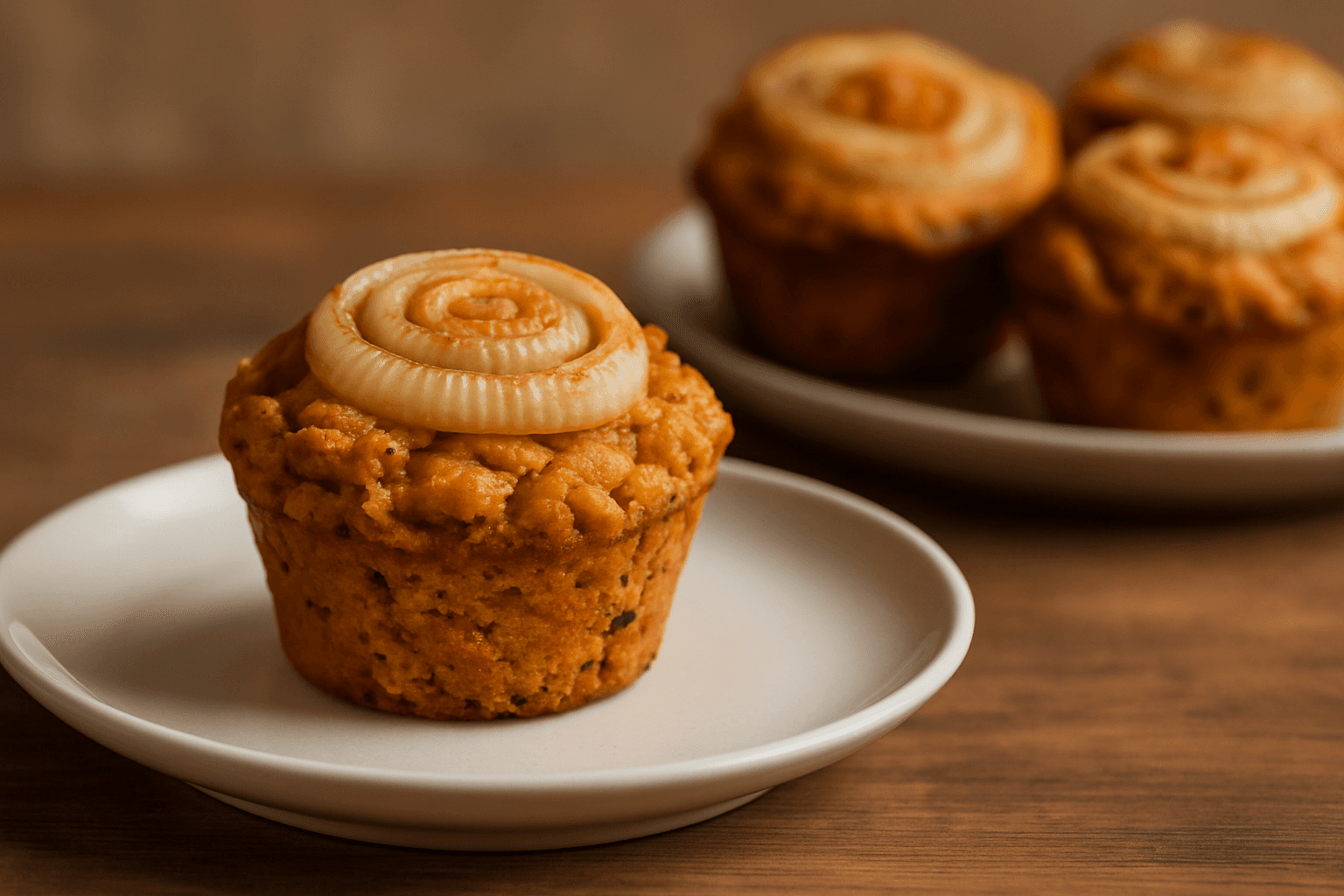 Körili Tavuklu Muffin Tarifi (Tuzlu Muffin)