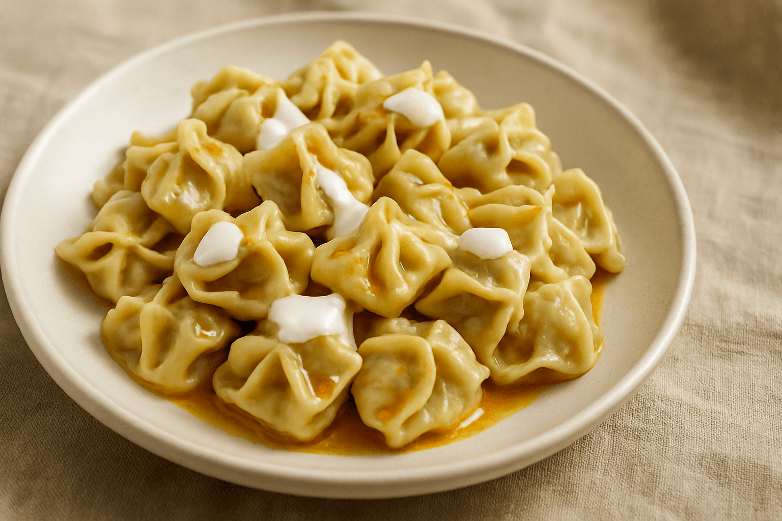 Kyrgyz Manti Recipe (Steamed and Boiled)