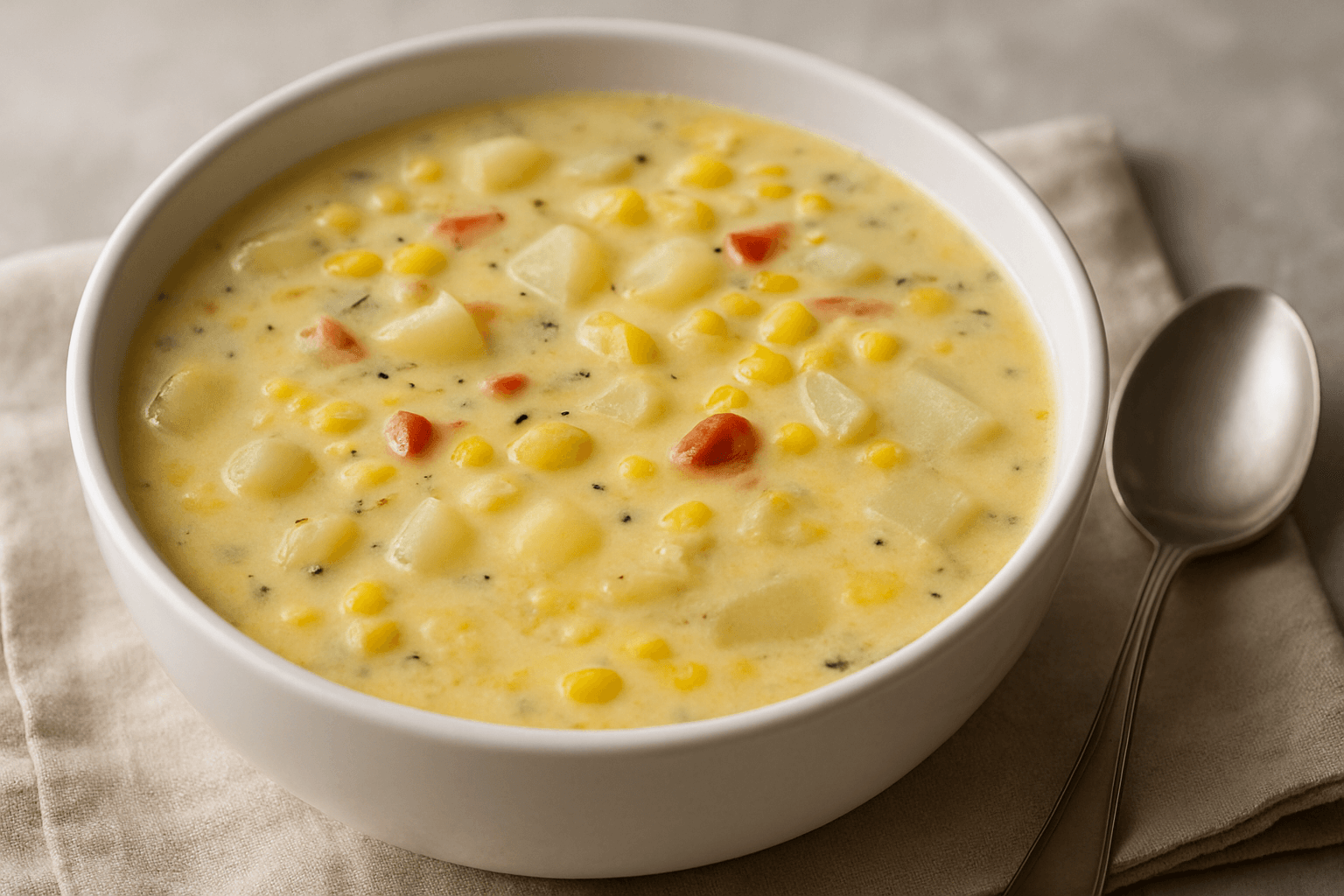Mısır ve Patates Çorbası (Chowder) Tarifi
