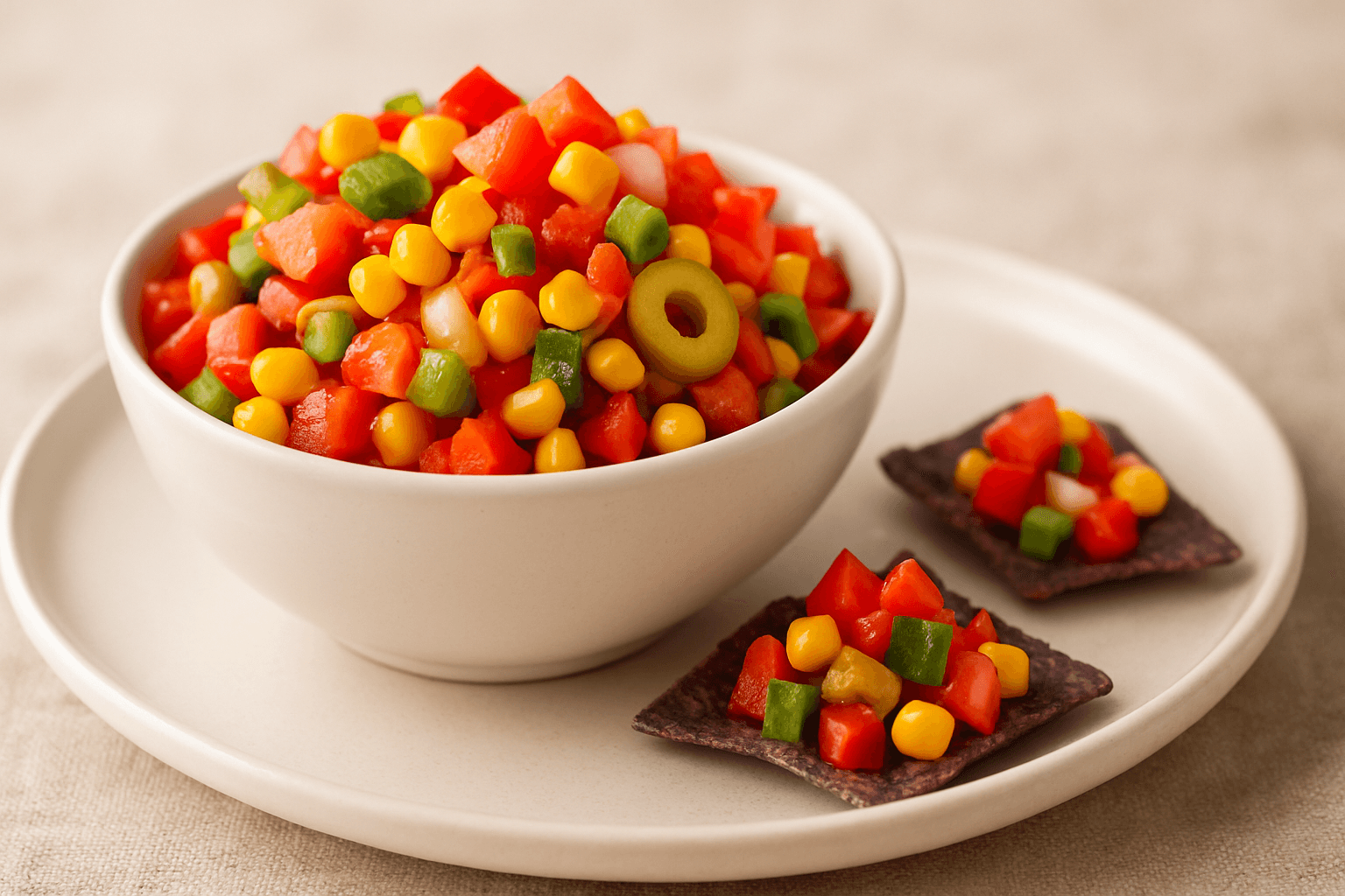 Mısırlı Salsa Tarifi (Corn Salsa)