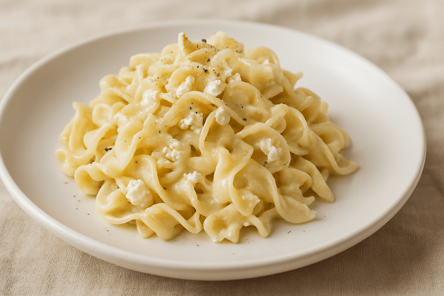 Noodles Romanoff with Sour Cream Recipe