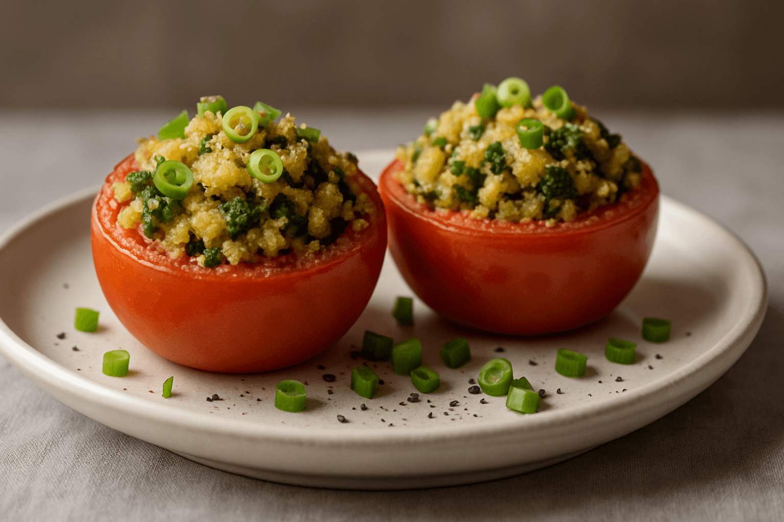 Parmesan Stuffed Tomatoes Recipe