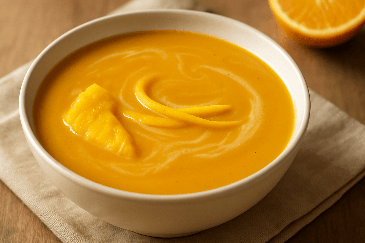 Pumpkin and Orange Soup Recipe