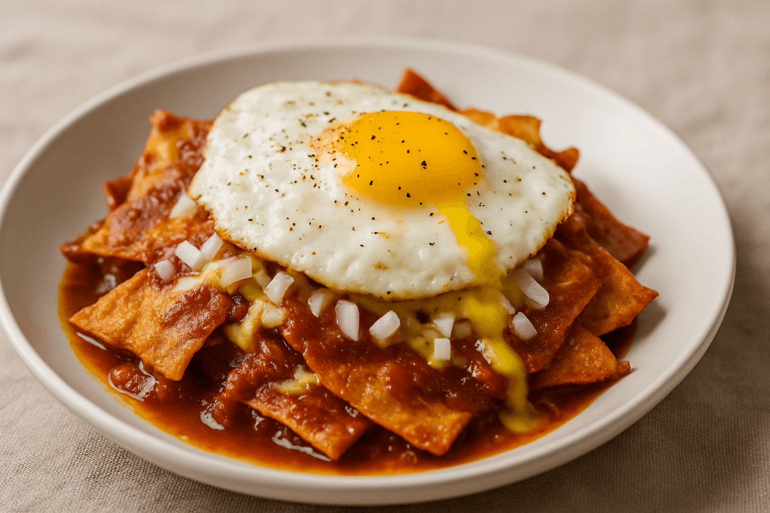 Red Chili Enchiladas Recipe (Corn Tortillas)