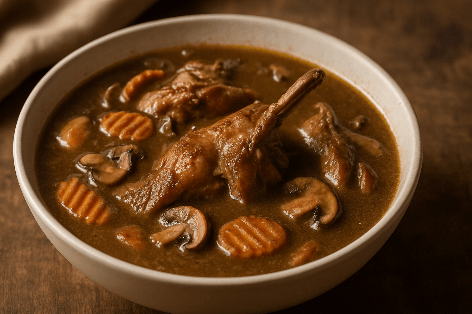 Red Wine Rabbit Stew Recipe