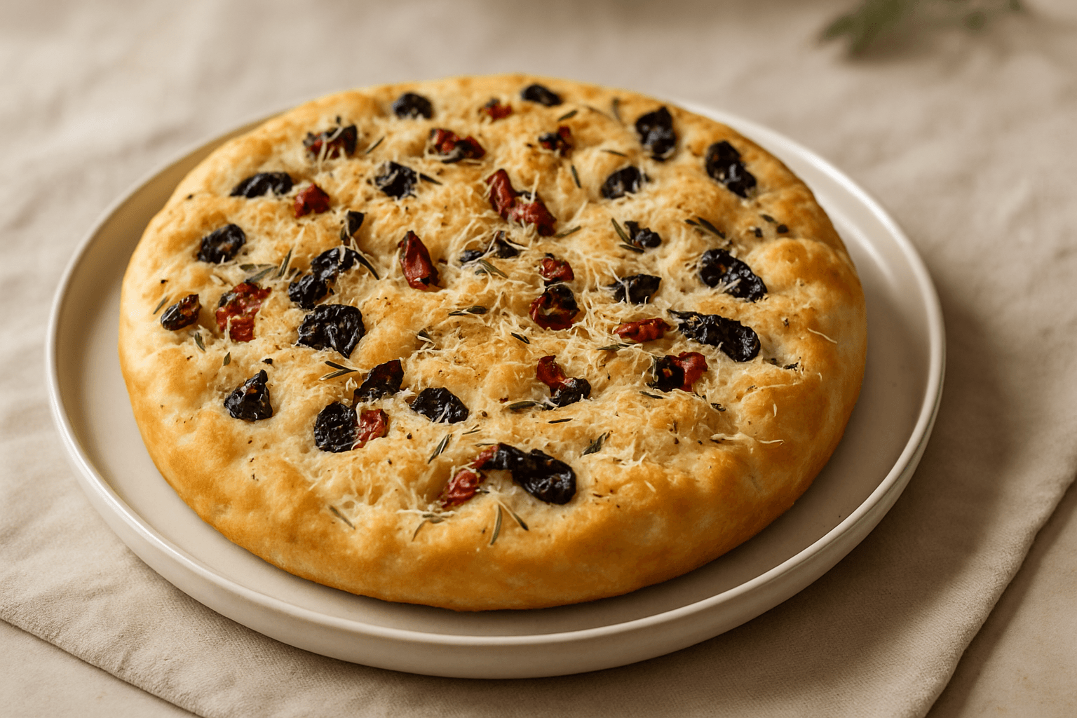 Rosemary and Olive Focaccia Recipe