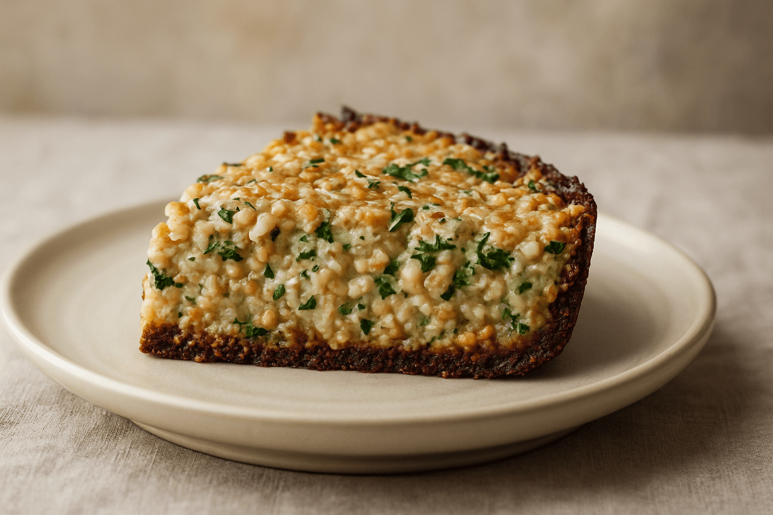 Savory Farro Pie (Ricotta & Egg Tart) Recipe